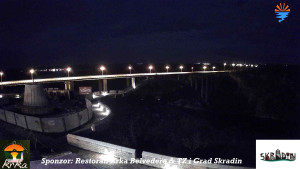 Městečko Skradin - Skradin, řeka Krka, most A1 - 3.1.2026 v 21:00 Městečko Skradin - Skradin, řeka Krka, most A1 - 3.1.2026 v 21:00