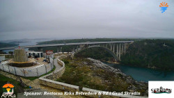 Skradin, řeka Krka, most A1