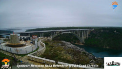 Skradin, řeka Krka, most A1