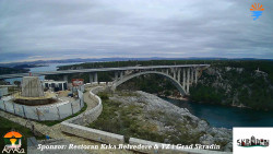 Skradin, řeka Krka, most A1