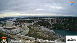 Skradin, řeka Krka, most A1