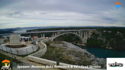 Skradin, řeka Krka, most A1