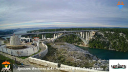 Skradin, řeka Krka, most A1