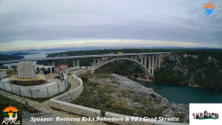 Skradin, řeka Krka, most A1