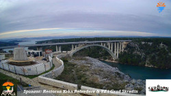 Skradin, řeka Krka, most A1