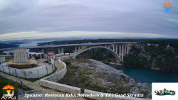 Skradin, řeka Krka, most A1