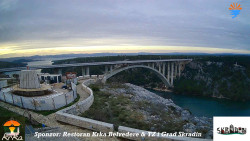 Skradin, řeka Krka, most A1