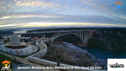 Skradin, řeka Krka, most A1