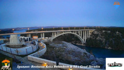 Skradin, řeka Krka, most A1