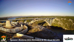 Skradin, řeka Krka, most A1