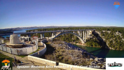 Skradin, řeka Krka, most A1