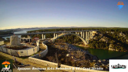 Skradin, řeka Krka, most A1