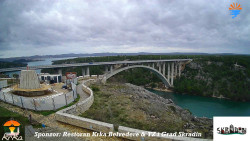 Skradin, řeka Krka, most A1