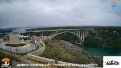 Skradin, řeka Krka, most A1
