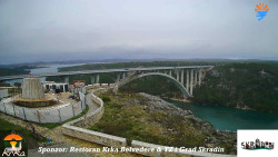 Skradin, řeka Krka, most A1