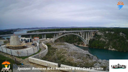 Skradin, řeka Krka, most A1