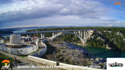 Skradin, řeka Krka, most A1