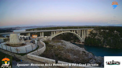 Skradin, řeka Krka, most A1