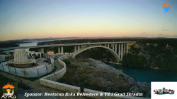 Skradin, řeka Krka, most A1