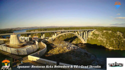 Skradin, řeka Krka, most A1