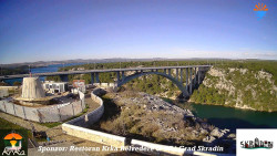 Skradin, řeka Krka, most A1