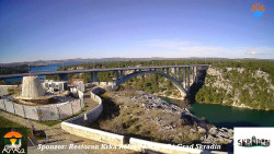 Skradin, řeka Krka, most A1