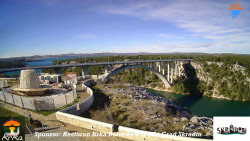 Skradin, řeka Krka, most A1