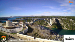 Skradin, řeka Krka, most A1