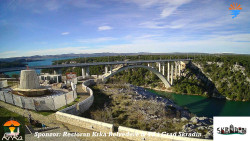 Skradin, řeka Krka, most A1