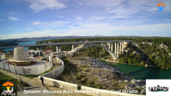 Skradin, řeka Krka, most A1