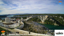 Skradin, řeka Krka, most A1