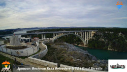 Skradin, řeka Krka, most A1