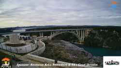Skradin, řeka Krka, most A1