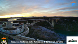 Skradin, řeka Krka, most A1