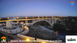 Skradin, řeka Krka, most A1