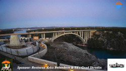 Skradin, řeka Krka, most A1