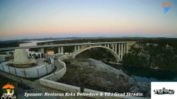 Skradin, řeka Krka, most A1