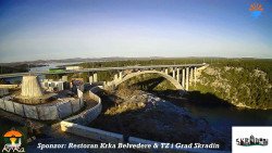 Skradin, řeka Krka, most A1