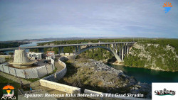 Skradin, řeka Krka, most A1