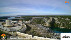 Skradin, řeka Krka, most A1