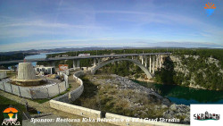 Skradin, řeka Krka, most A1