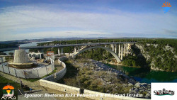 Skradin, řeka Krka, most A1