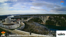 Skradin, řeka Krka, most A1