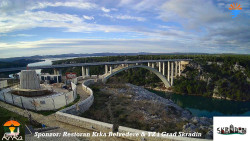 Skradin, řeka Krka, most A1