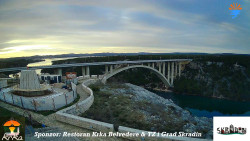 Skradin, řeka Krka, most A1