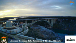 Skradin, řeka Krka, most A1