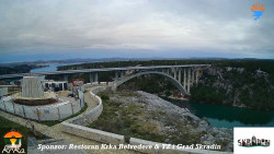 Skradin, řeka Krka, most A1