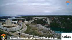 Skradin, řeka Krka, most A1