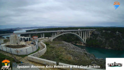 Skradin, řeka Krka, most A1