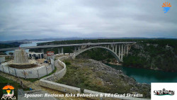 Skradin, řeka Krka, most A1